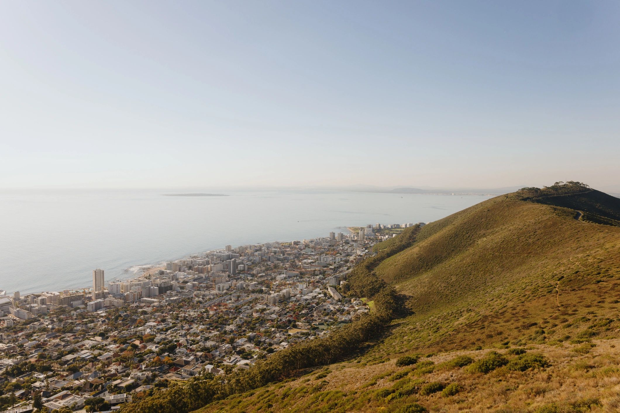Cape Town coastline and cityscape